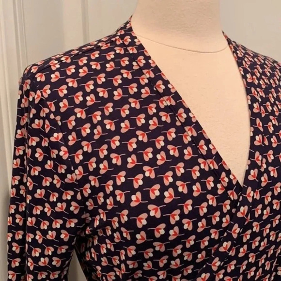 BODEN‎ NWOT Elodie Wrap Jersey Floral Dress - Picture 5 of 11